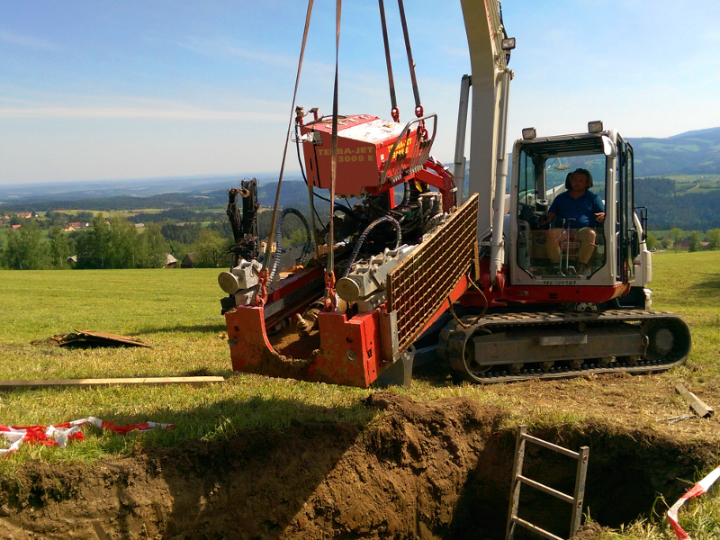 platzieren der Maschine, place the machine © TERRA AG, Reiden, Switzerland